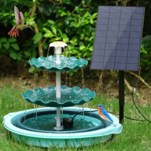 Fontaine solaire bain d’oiseaux