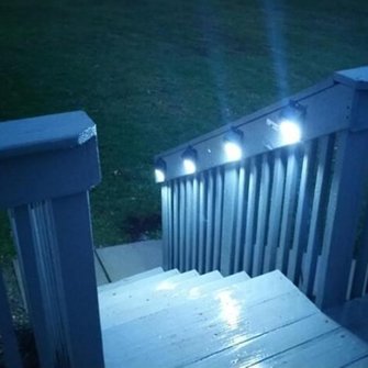 LAMPE SOLAIRE MURALE 20 LED - LOT DE 4 - Trendszy.com